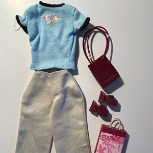 Barbie crops and top, shoes and purse
